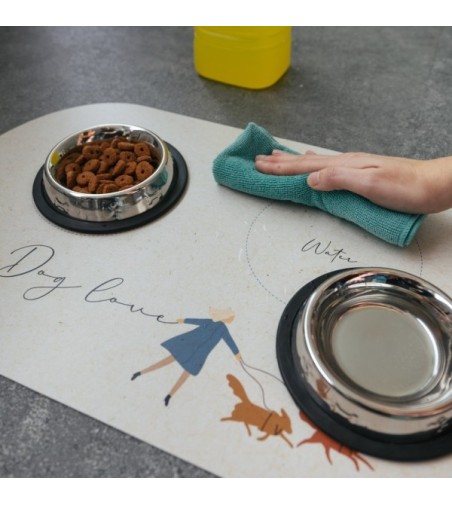 Alfombra comedero para mascotas Coco 48x35
