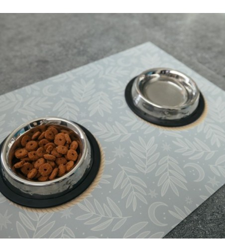 Alfombra comedero para mascotas Moon 48x35