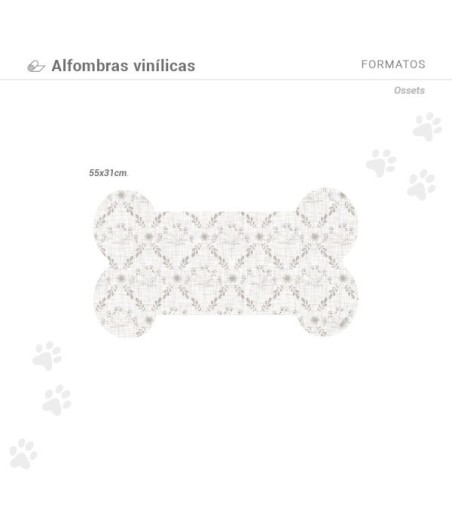 Alfombra comedero para mascotas Ossets 48x35