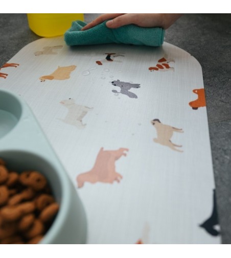 Alfombra comedero para mascotas Puppy 48x35