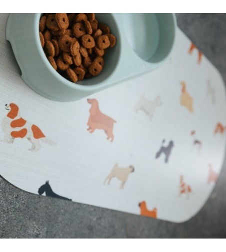 Alfombra comedero para mascotas Puppy 48x35