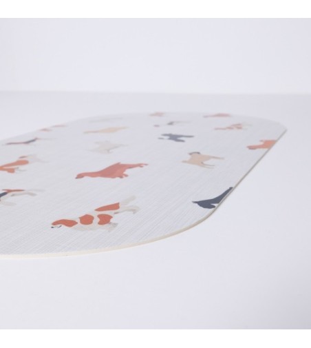 Alfombra comedero para mascotas Puppy 48x35