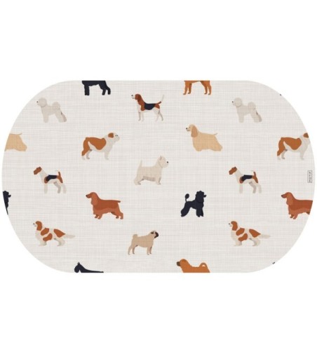 Alfombra comedero para mascotas Puppy 48x35