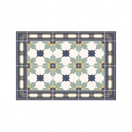 Mantel individual con estampado hidraulic star.