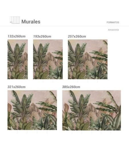 Mural Autoadhesivo Amazonia 385x260cm