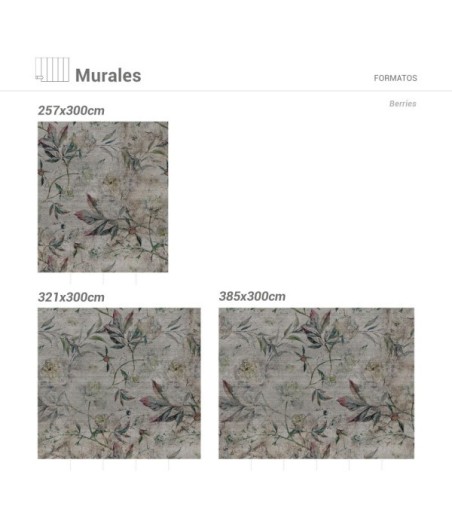 Mural Autoadhesivo Berries 385x260cm