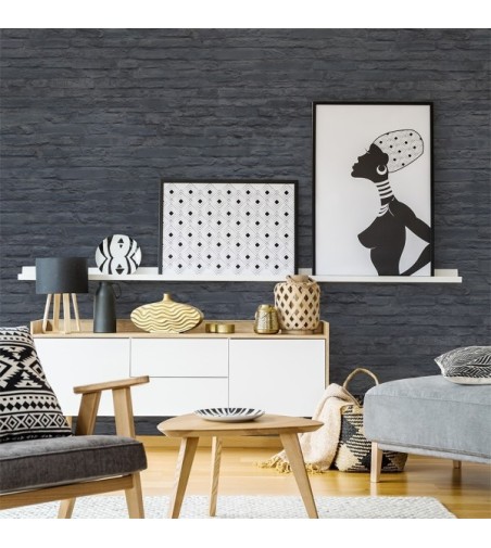 Mural Autoadhesivo Blue Brick 257x300cm