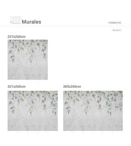 Mural Autoadhesivo Botanic 257x260cm