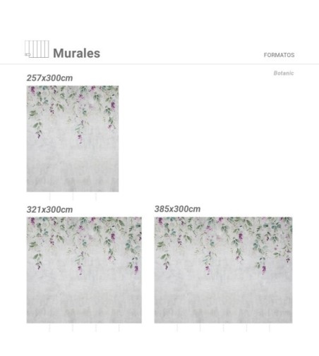 Mural Autoadhesivo Botanic 257x260cm