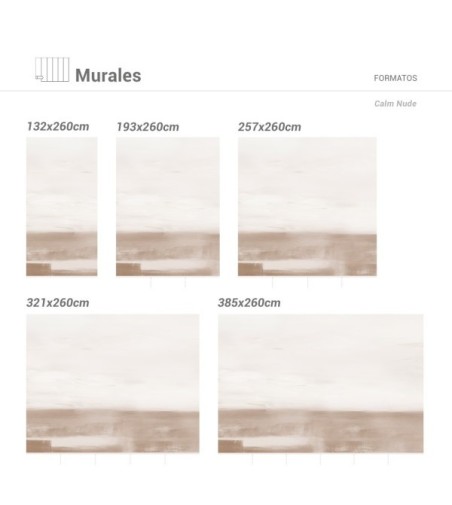 Mural Autoadhesivo Calm 257x260cm