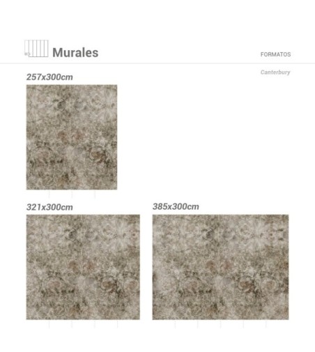 Mural Autoadhesivo Canterbury 257x260cm