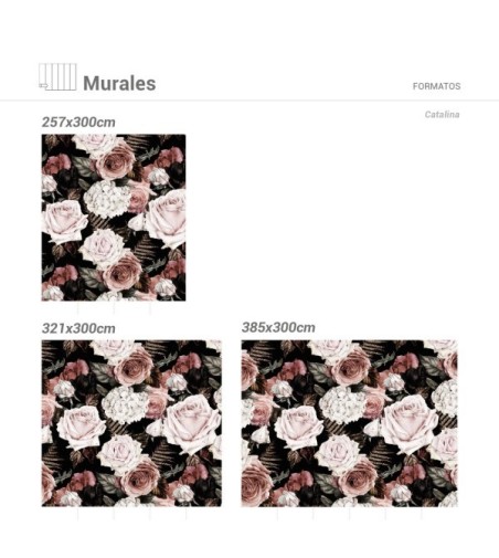 Mural Autoadhesivo Catalina 385x260cm