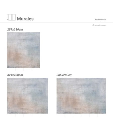 Mural Autoadhesivo Crumblestone 257x260cm