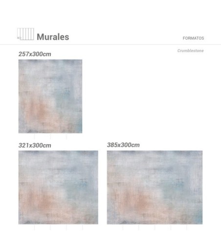 Mural Autoadhesivo Crumblestone 257x260cm