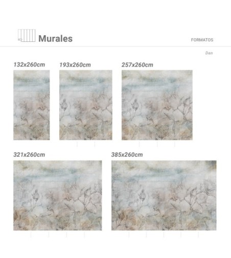 Mural Autoadhesivo Dan 257x300cm