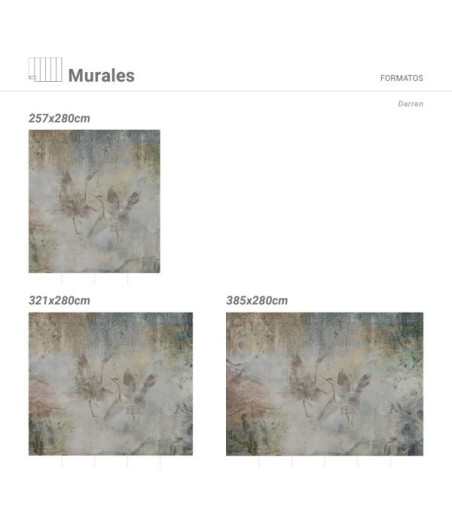 Mural Autoadhesivo Darren 257x260cm