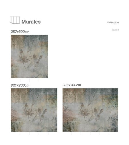 Mural Autoadhesivo Darren 257x280cm