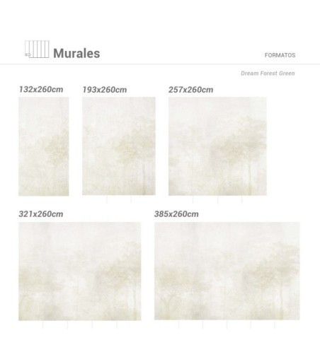 Mural Autoadhesivo Dream Forest 257x260cm