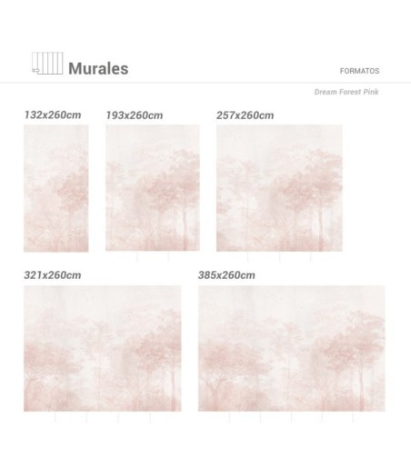 Mural Autoadhesivo Dream Forest 257x260cm
