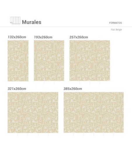 Mural Autoadhesivo Faz 321x260cm