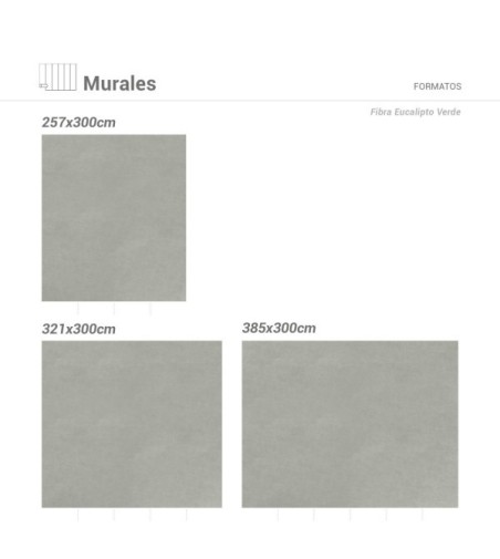 Mural Autoadhesivo Fibras 321x260cm