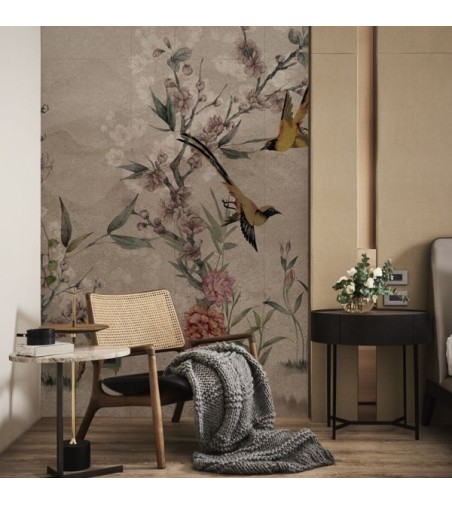 Mural Autoadhesivo Foret Village Cálido 321x260cm