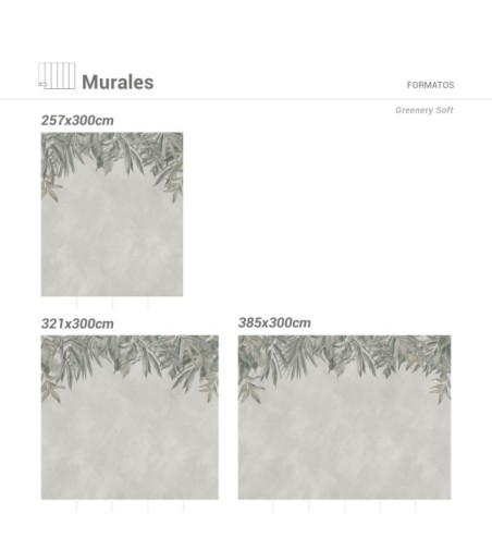 Mural Autoadhesivo Greenery 385x300cm