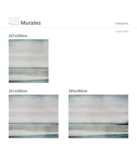 Mural Autoadhesivo Lienzo Adri 385x280cm