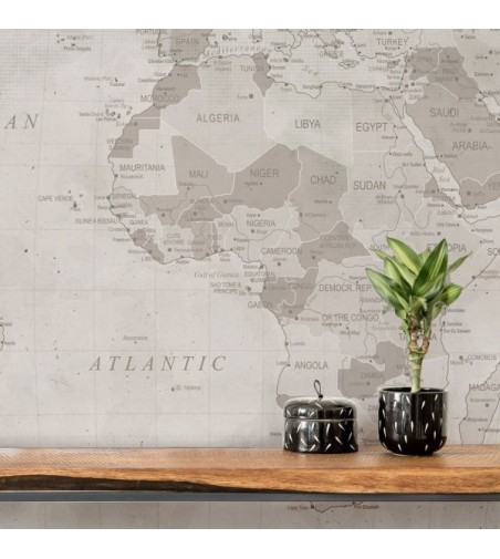 Mural Autoadhesivo Mapamundi 257x260cm
