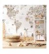 Mural Autoadhesivo Mapamundi Antur 257x260cm