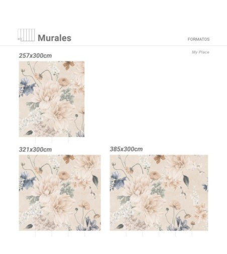 Mural Autoadhesivo My Place 385x260cm