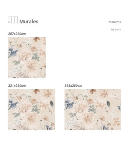 Mural Autoadhesivo My Place 385x260cm