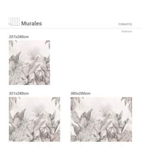Mural Autoadhesivo Palmiers 257x300cm