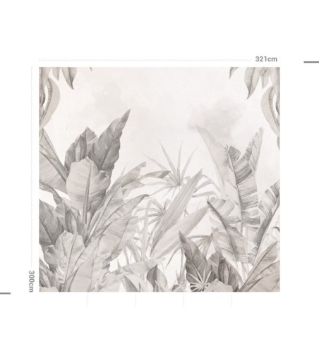 Mural Autoadhesivo Palmiers 257x300cm
