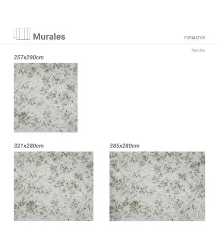 Mural Autoadhesivo Rambla 385x260cm