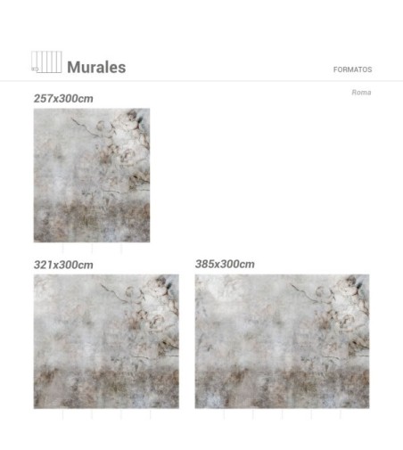 Mural Autoadhesivo Roma 257x300cm