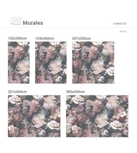 Mural Autoadhesivo Roser 321x260cm