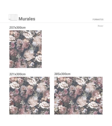 Mural Autoadhesivo Roser 321x280cm
