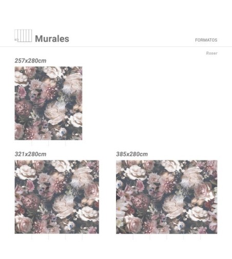 Mural Autoadhesivo Roser 385x300cm