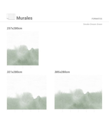Mural Autoadhesivo Smoke Dream 132x260cm