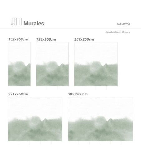 Mural Autoadhesivo Smoke Dream 321x280cm