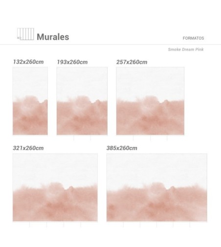 Mural Autoadhesivo Smoke Dream 321x280cm