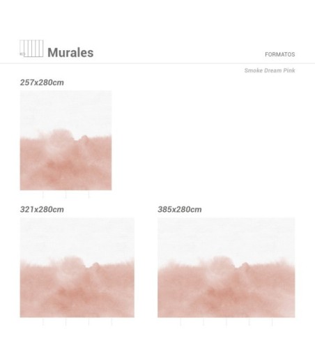 Mural Autoadhesivo Smoke Dream 321x280cm