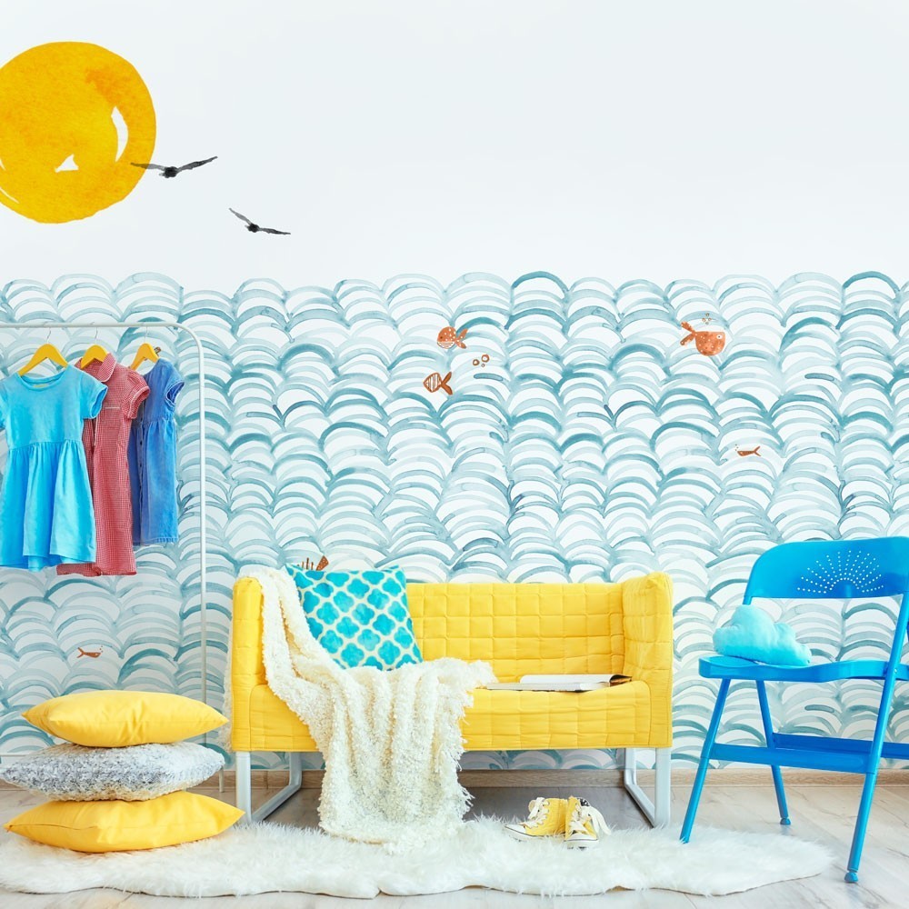 Mural Autoadhesivo Swimmy 321x260cm