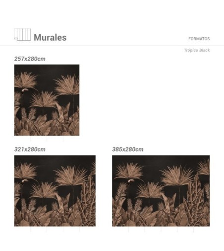 Mural Autoadhesivo Trópico 257x260cm