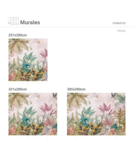 Mural Autoadhesivo Vitores 257x260cm