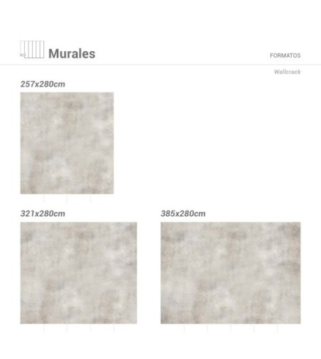 Mural Autoadhesivo Wallcrack 321x300cm