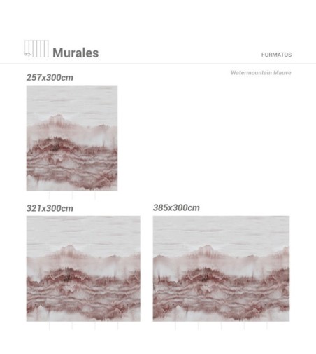Mural Autoadhesivo Watermountain 321x260cm