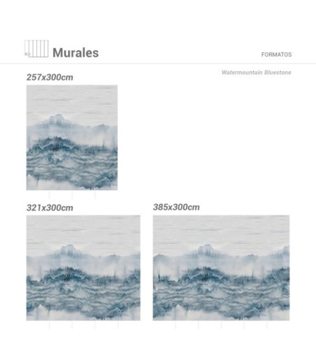 Mural Autoadhesivo Watermountain 321x260cm