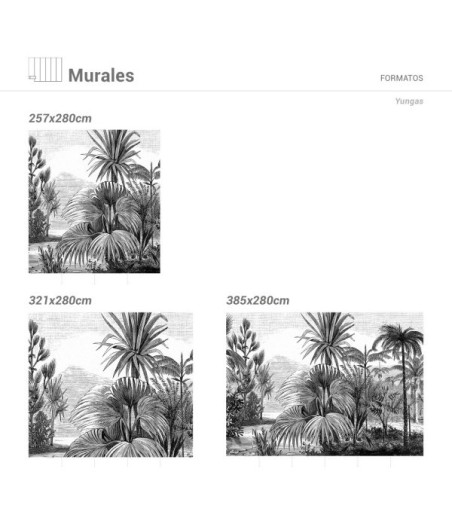 Mural Autoadhesivo Yungas 257x260cm